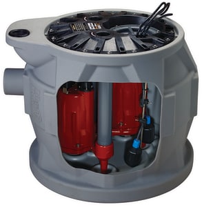Liberty Pumps ProVore® 680 Series 1 hp 230V Sewage Pump System with 10 ft. Cord LP682XPRG102W at Pollardwater
