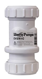 Liberty Pumps 1-1/4 x 1-1/2 in. PVC Compression Check Valve LCV2N1C at Pollardwater