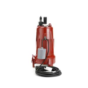 Liberty Pumps LSG Series 1-1/4 in. 2 hp Submersible Grinder Pump with Piggyback Tether Float LLSG202A at Pollardwater