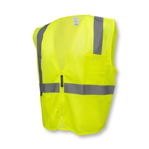 Armateck Economy XXL Mesh Vest with Zipper in Lime ARM2ZL2X at Pollardwater