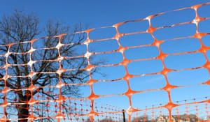 Presco Orange Glo Economy Grade Barrier Fence 100 ft. PPSBF4100OE at Pollardwater