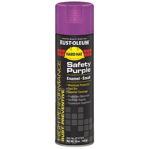 Rust-Oleum® V2100 System Safety Purple Enamel Spray Paint RV2167838 at Pollardwater