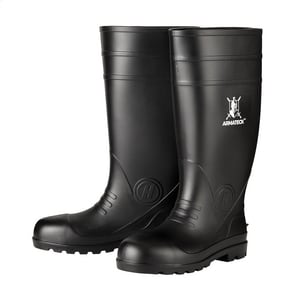 Armateck Size 10 Steel Toe Rain and Mud Boot in Black ARM9700BL10 at Pollardwater