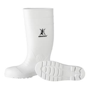 Armateck White Plain Toe Rain and Mud Boots (Size 12) ARM9700WH12 at Pollardwater