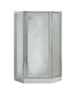 Sterling Intrigue 38 In Neo Shower Door Intrigue Pebble In