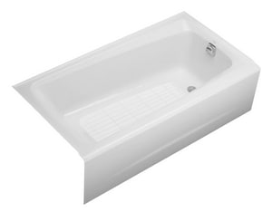 mendota alcove kohler bathtub drain soaker right ferguson