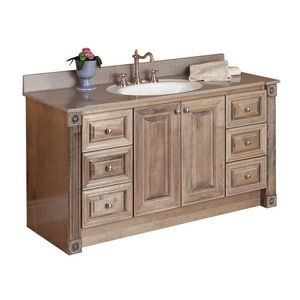 Magickwoods Duchess 55 In Solid Surface Single Sink Vanity Top