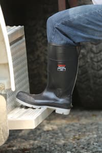 Tingley Pulsar™ Plain Toe Knee Boot Black Size 3 T4315103 at Pollardwater