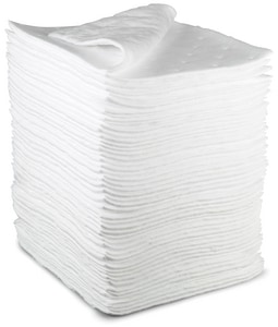 3M™ HP-255 17 in. Petroleum Sorbent Pad in White (Case of 50) 3M7000051869 at Pollardwater
