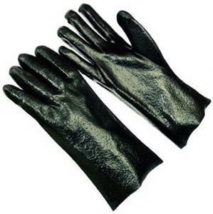 Seattle Glove Size 14 PVC Rough Finish Style Gauntlet Cuff Glove in Black SD863014 at Pollardwater