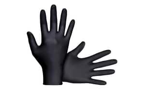 SAS Safety Raven® 6 mil Size XL Powder Free Rubber Disposable Glove in Black (Pack of 100) S66519 at Pollardwater