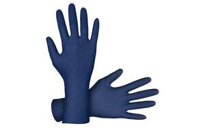 SAS Safety Thickster™ 14 mil Size M Powder Free Rubber Disposable Glove in Blue (Pack of 50) SAS660220 at Pollardwater