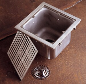 Jay R Smith Sani Ceptor 3 In No Hub Stainless Steel Floor Sink