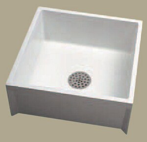 Florestone 24 X 24 In Mop Basin In White Msr 2424 2