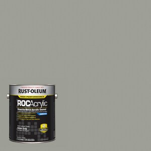Rust-Oleum® Gloss Silver Gray DTM Acrylic Enamel Paint 1 gal R315506 at Pollardwater