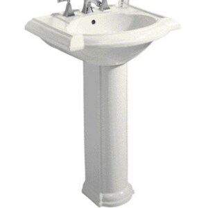 Kohler Devonshire 3 Hole Bathroom Oval Lavatory Sink With 4 In
