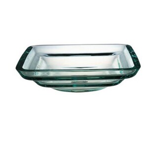 Xylem Square Glass Vessel Sink In Clear Gv101tsq Ferguson