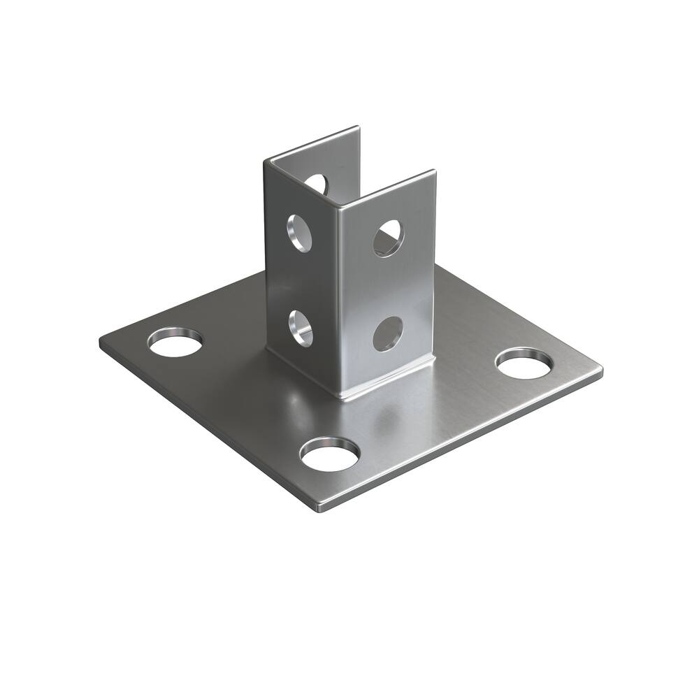 <strong>Figure 7853</strong><br />304SS 4-Hole Square Post Base