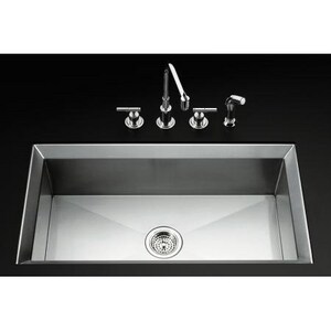 Kohler Poise 1 Bowl Stainless Steel Undermount Kitchen Sink