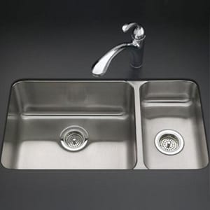 Kohler Undertone 31 1 2 X 18 In Stainless Steel Double