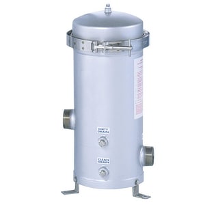 Watts PWHS Series 25 Gpm 10  in. Multi Cartridge 4 Round 304 Stainless Steel Filter Housing WPWHS4X1 at Pollardwater