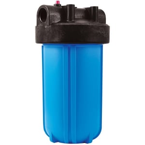 Watts PWHPFF Series 1 in. Inlet/Outlet 4-1/2 in. X 10 in. Full Flow Blue Filter Housing WPWHP10FF1BPR at Pollardwater