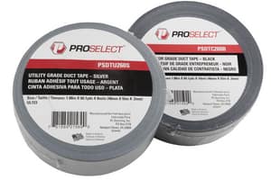 PROSELECT® 2 in. x 60 yd. Plastic Rubber Duct Tape Premium Grade in Black PSDTC260B at Pollardwater