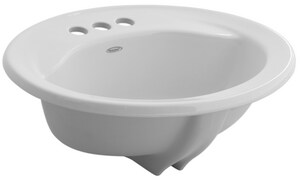 American Standard Cadet 1 Hole Drop In Oval Lavatory Sink
