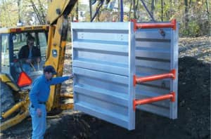 Kundel ShoreLite Lite Aluminum Modular Trench Box 3 ft High x 6 ft Length Kit (Spreaders Sold Separately) KSLL3X6 at Pollardwater