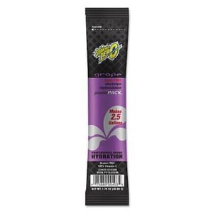 Sqwincher Sugar Free Powder Concentrate Drink Mix, Grape, 1.76 oz. Pack (Case of 32) S016804GR at Pollardwater