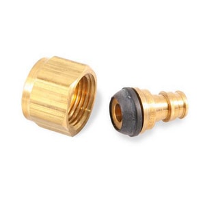 Uponor Propex 1 2 X 1 2 In Brass Pex Swivel Faucet Adapter