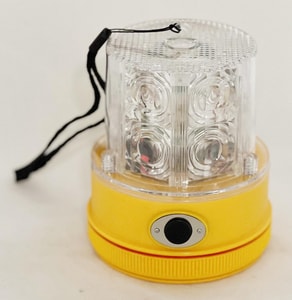 NAS Personal Flashing 12 LED Safety Light in Clear with Magentic Mount & Photocell NPSLM2C at Pollardwater