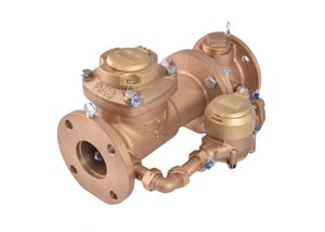 Zenner Model PMCB 3 in. Flanged 1000 gpm Bronze Compound Meter - US Gallons ZPMCB03US at Pollardwater