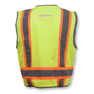 Radians Radwear® Size XXXL Surveyor Vest in Hi-Viz Green RSV6HG3X at Pollardwater