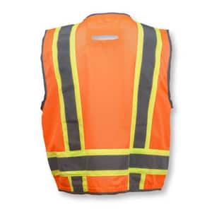 Radians Radwear™ XL Size Polyester Reinforced Vest in Hi-Viz Orange RSV6HOXL at Pollardwater