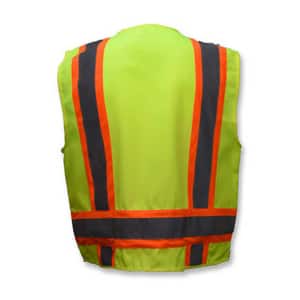 Radians Radwear® Size XXXL Safety Vest in Hi-Viz Green RSV622ZGT3X at Pollardwater