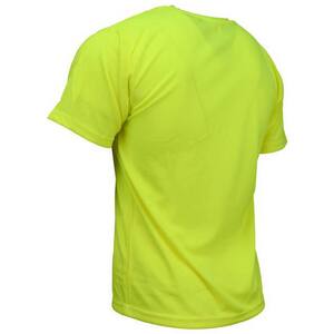 Radians Radwear™ XXXXL Size Polyester Birdseye Mesh Moisture Wicking T-shirt in Hi-Viz Green RST11NPGS4X at Pollardwater