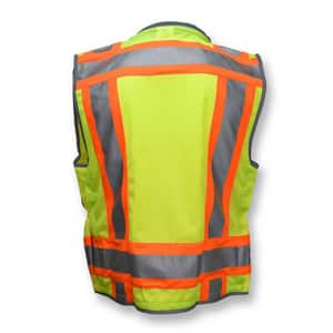 Radians Radwear® Size XL Safety Vest in Hi-Viz Green RSV552ZGDXL at Pollardwater