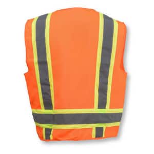 Radians Radwear® Size XXL Safety Vest in Hi-Viz Orange RSV622ZOT2X at Pollardwater