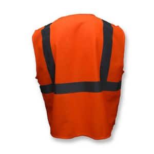 Radians Radwear® XXL Size Polyester Safety Vest in Hi-Viz Orange RSV2OS2X at Pollardwater