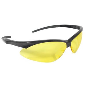 Radians Rad-Apocalypse™ Polycarbonate and Rubber Black Safety Glass with Amber Lens RAP140 at Pollardwater