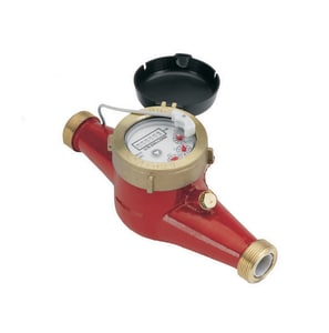 Seametrics MJH Series 1-1/2 in. NPT 88 gpm Bronze and Thermoplastic Hot Water, Totalizer Only Pulse Meter - US Gallons SMJHT150G at Pollardwater