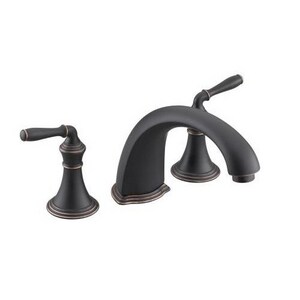 Kohler Devonshire Two Handle Roman Tub Faucet In Oil Rubbed