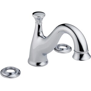 Delta Faucet Lockwood 3 Hole Roman Tub Trim With Double Handle