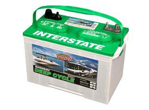 Interstate Batteries 6 3/4 in. Width Deep Cycle Marine ...