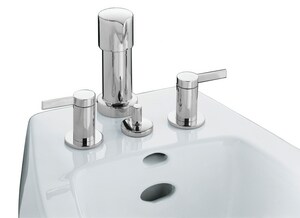 Kohler Stillness Double Lever Handle Bidet Faucet In Polished