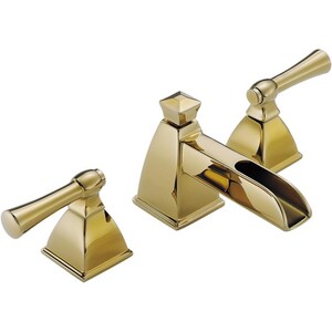 Brizo Vesi Two Handle Bathroom Sink Faucet In Brilliance Brass 65345lf Bb Ferguson