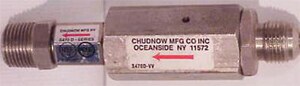 Details about   CHUDNOW MFG S470 D Double Check Valve 3/8 Flair x 3/8 Flare 