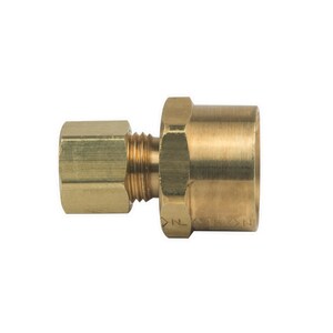 Pack of 400 New 1/4" OD Compression Union BRASS COMPRESSION FITTING 
