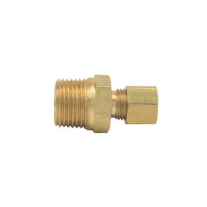 Pack Of 300 New Brass 3/8" OD x 1/8" Male NPT Compression Connector Adapter 